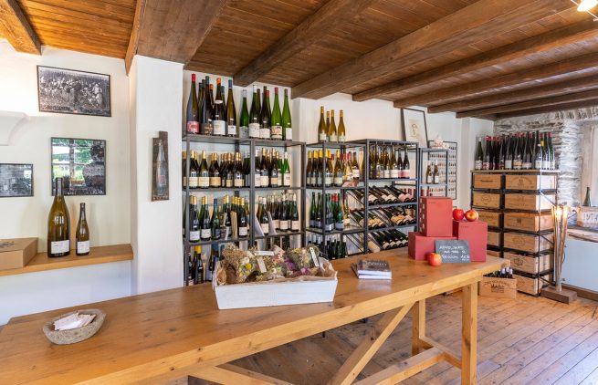 Einblick in der Greißlerei des Wein- & Tafelhaus in Trittenheim